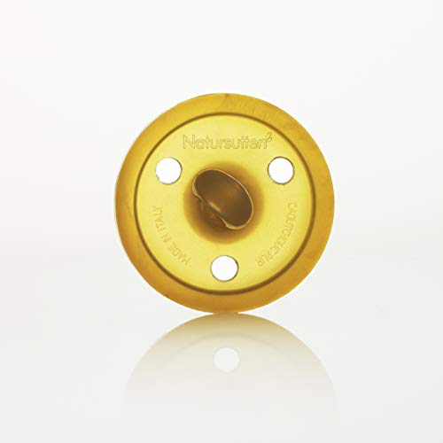 Natursutten Original - Chupete ecológico de goma natural con tetina ortodóntica, de 0 a 6 meses