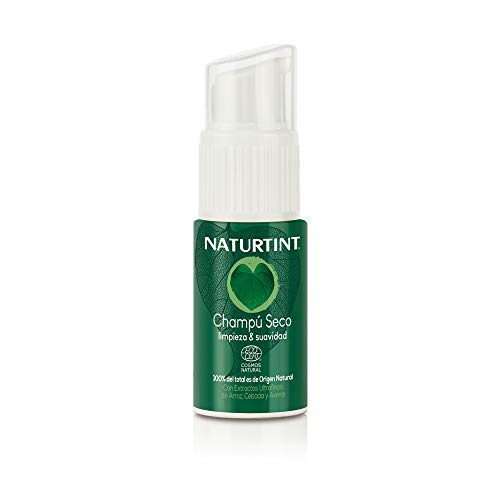 Naturtint Eco Champú Seco, Limpieza y Suavidad, 100% Ingrediente Natural 20ml
