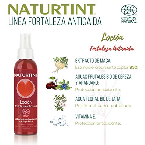 Naturtint Eco Loción Fortaleza Anticaída, Aporta Densidad, Brillo Natural 125ml