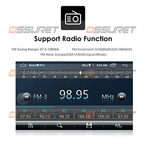 Navegación GPS para Coche con Android 10 Compatible con Ford Mondeo Focus S-MAX C-MAX Galaxy Kuga Transit Connect Soporte Control del Volante Bluetooth Mirror-Link Radio FM (Plata)