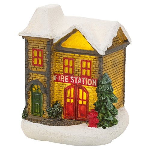 Navidad Invierno Pueblo con LED Iluminación [255744]