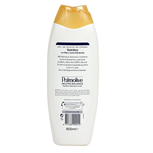 NB gel de baño leche y miel botella 600 ml
