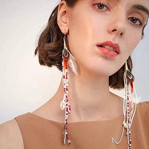 NBEADS 2 Hilos Perlas Blancas Naturales de Arroz de Agua Dulce para la Fabricación de Joyas a Partir de Piedras Naturales Semipreciosas, Grado A, 2,1 mm, Agujero: 0,8 mm