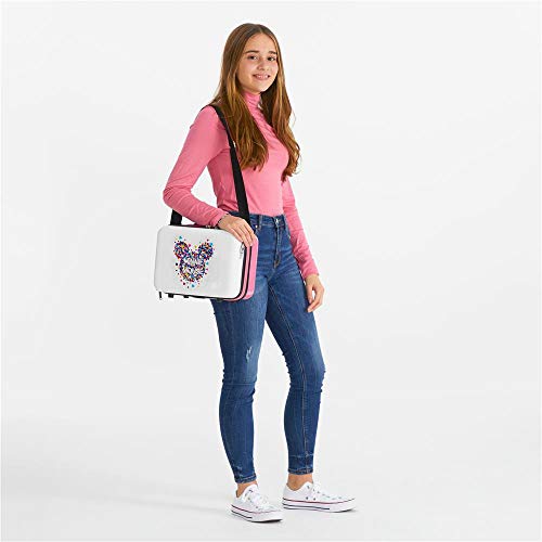 Neceser ABS Minnie Magic corazones adaptable a trolley