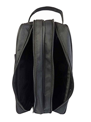 Neceser, artículos de tocador. Bolsa para artículos de baño. Bolsas de gimnasio, para viaje. Roamlite RL27, negro (negro) - RL27