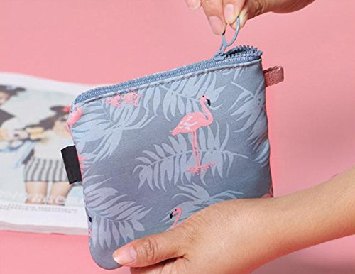 Neceser Bigboba portátil con cremallera, impermeable, para compresas o cosméticos , lona, Style B, Medium