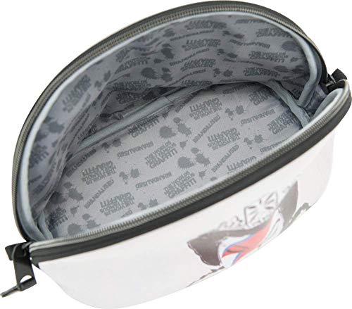 Neceser de Viaje portatodo con Gran Abertura. Forma Ovalada. Cómoda asa par Poder llevarlo en la Mano 22,5x16x13cm - by Brandalised