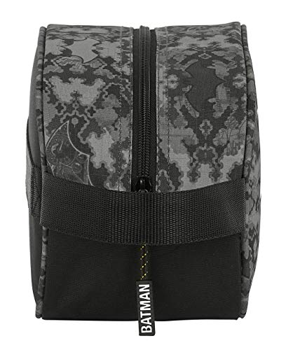 Neceser Safta Escolar Infantil Mediano con Asa de Batman Night, 260x120x150mm