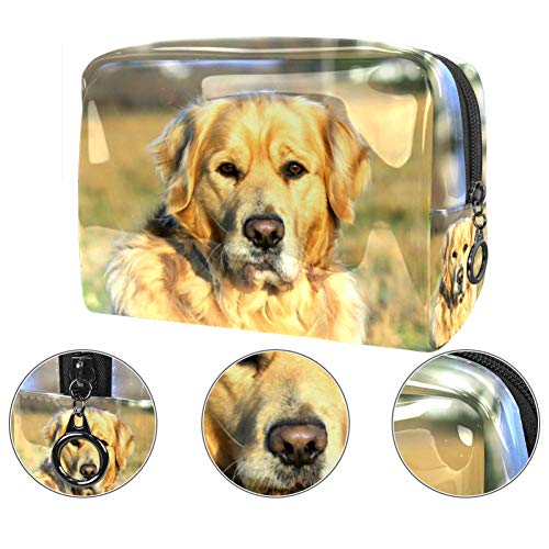 Neceser Viaje Hombre y Mujer Perro Animal Prado Pequeño Bolsas de Aseo Impermeable, Neceser Maquillaje Pack Neceser Baño Toiletry Kit, Cosmético Organizadores de Viaje 18.5x7.5x13cm