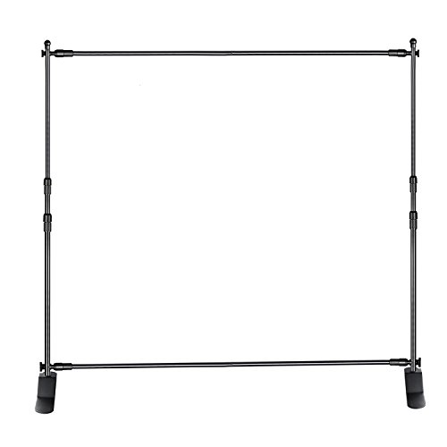 Neewer Soporte de Fondo y Soporte con Base para Trabajo Pesado para Fotografía Telón de Fondo y Exhibición Comercial, 3,3 x 2,6 m Marco Ajustable (Ancho x Alto)