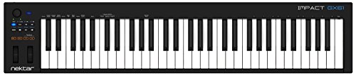 Nektar Impact GX61 - Controlador USB MIDI de teclado con integración de DAW