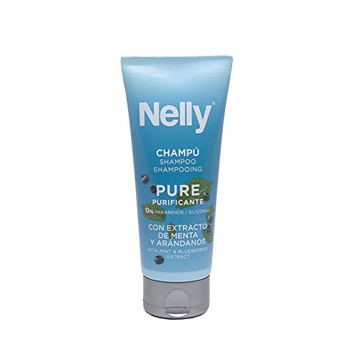 Nelly Champú Pure - 12 Recipientes de 100 ml - Total: 1200 ml