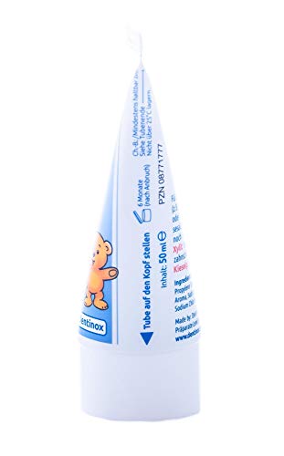 Nenedent Pasta dentífrica infantil sin flúor, paquete de 3 (3x 50ml)