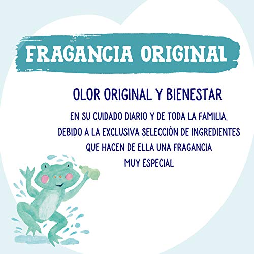 Nenuco Agua de Colonia recomendado para bebés, fragancia original - Paquete de 6 unidades x 600 ml
