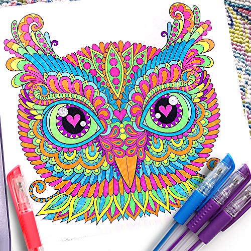 Neon Shades - Bolígrafos de gel perfumados – Pack de 10 – sin desmoronamiento – Crea maravillosas imágenes y escritura con estos bolígrafos – Añade color y fragancia a la escritura y la obra de arte