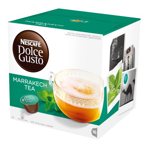 NESCAFÉ Dolce Gusto Marrakesh Style Tea, Pack de 3 x 16 Cápsulas - Total: 48 Cápsulas de té
