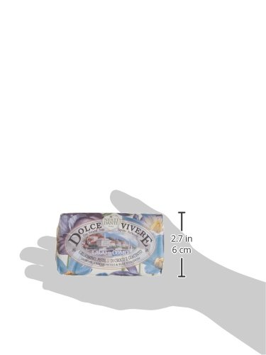 NESTI DANTE Dolce Vivere Jabón Natual (Jazmín, Crocus Pistils y Blue Hyacinth) - 250 gr.