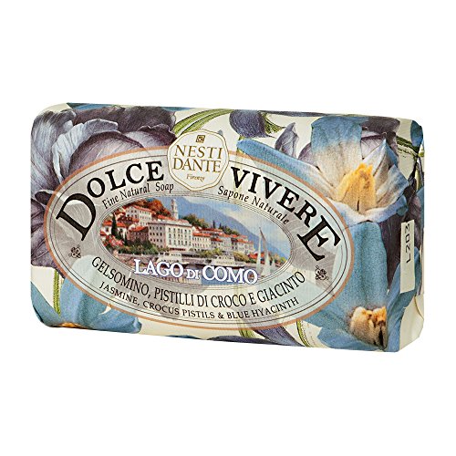 NESTI DANTE Dolce Vivere Jabón Natual (Jazmín, Crocus Pistils y Blue Hyacinth) - 250 gr.