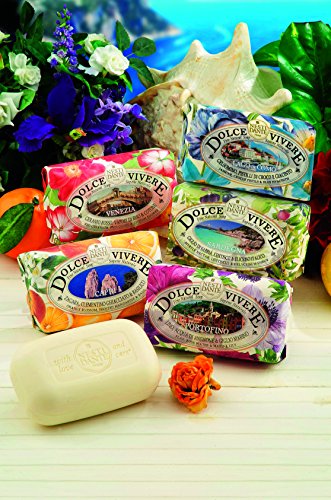 NESTI DANTE Dolce Vivere Jabón Natual (Jazmín, Crocus Pistils y Blue Hyacinth) - 250 gr.