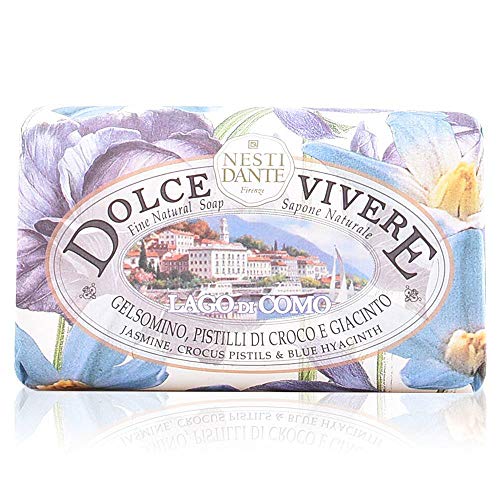 NESTI DANTE Dolce Vivere Jabón Natual (Jazmín, Crocus Pistils y Blue Hyacinth) - 250 gr.