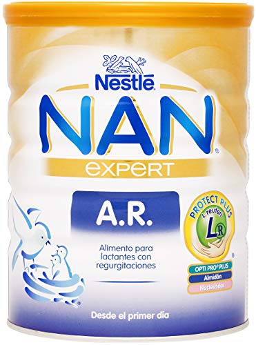Nestlé Alimentos Infantiles NAN A.R. - Alimento en polvo para lactantes con regurgitaciones - Desde el primer día - 800g (12137835)