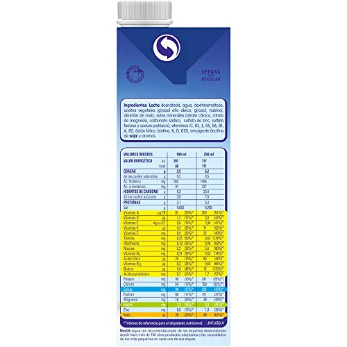 NESTLÉ JUNIOR 2+ Original - Leche para niños a partir de 2 años - 1L