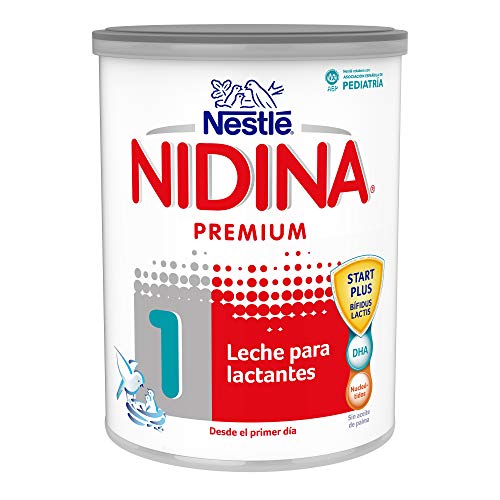 Nestlé NIDINA 1 - Leche para lactantes en polvo - Fórmula para bebés - Desde el primer día - pack de 3 latas x800 gr - Total: 2400 gr