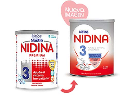 Nestlé NIDINA 3 - A partir de los 12 meses - Leche de crecimiento en polvo - Fórmula infantil - 800g