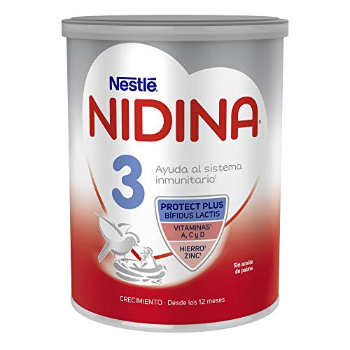 Nestlé NIDINA 3 - A partir de los 12 meses - Leche de crecimiento en polvo - Fórmula infantil - 800g