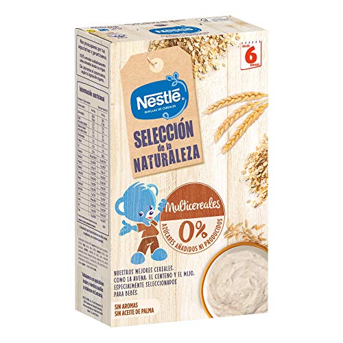 Nestlé Selección De La Naturaleza Papilla Multicerales, A Partir De Los 6 Meses -  Pack de 6 estuches 330 g