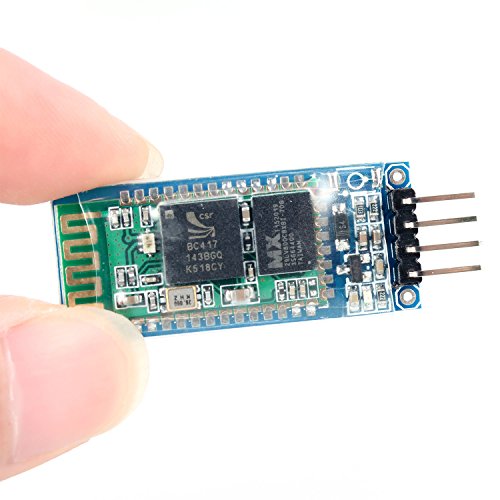 Neuftech Comunicación Serie Inalámbrica Bluetooth Serial transceptor del módulo HC-06 + Cable Dupont para Arduino