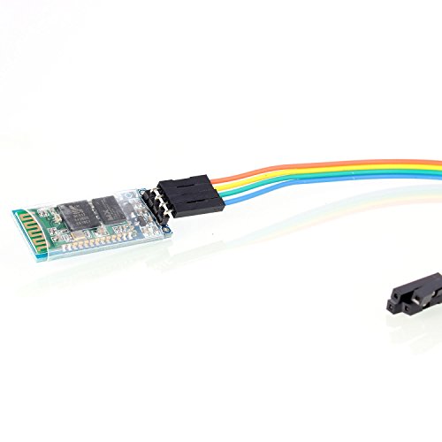Neuftech Comunicación Serie Inalámbrica Bluetooth Serial transceptor del módulo HC-06 + Cable Dupont para Arduino