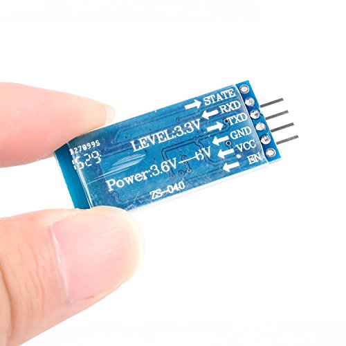 Neuftech Comunicación Serie Inalámbrica Bluetooth Serial transceptor del módulo HC-06 + Cable Dupont para Arduino