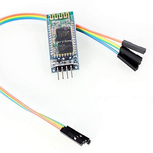 Neuftech Comunicación Serie Inalámbrica Bluetooth Serial transceptor del módulo HC-06 + Cable Dupont para Arduino