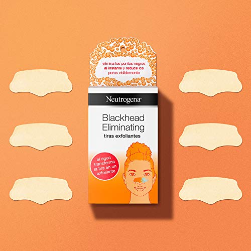 Neutrogena Blackhead Eliminating Tiras Exfoliantes - 6 Unidades