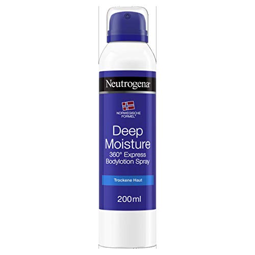 Neutrogena Deep Moisture Express Body Spray, 200 ml - Lot de 2