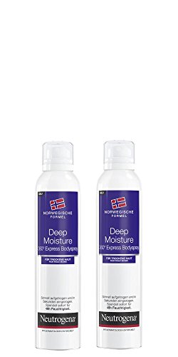 Neutrogena Deep Moisture Express Body Spray, 200 ml - Lot de 2