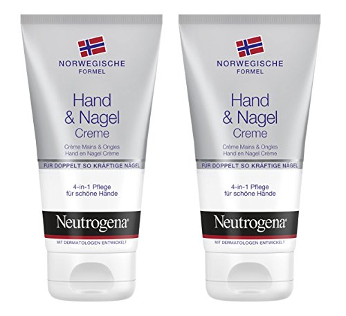 Neutrogena Hand & Nails 4 En 1 Crema De Mano Y Uñas - 2 Unidades X 75 ml.