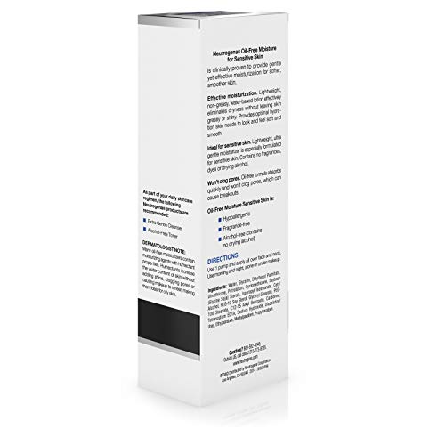 Neutrogena Hidratante Facial Sin Aceite (Piel Sensible) - 118 ml.