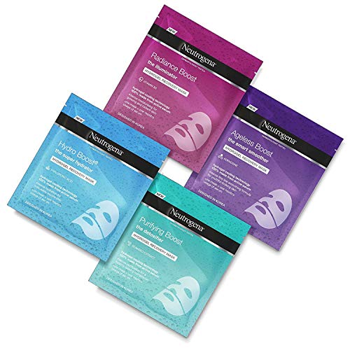 Neutrogena Radiance Boost Mascara De Recuperacion Con Hidrogel - 12 Unidades X 30 ml.