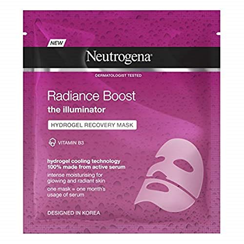 Neutrogena Radiance Boost Mascara De Recuperacion Con Hidrogel - 12 Unidades X 30 ml.