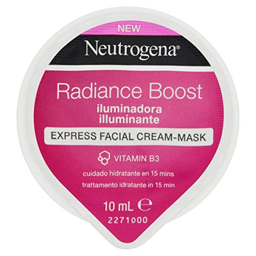 Neutrogena Radiance Boost Mascarilla Iluminadora - 4 Unidades x 10 ml.