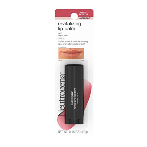 Neutrogena Revitalizing Lip Balm, Sunny Berry 30, 0.15 Ounce by Neutrogena