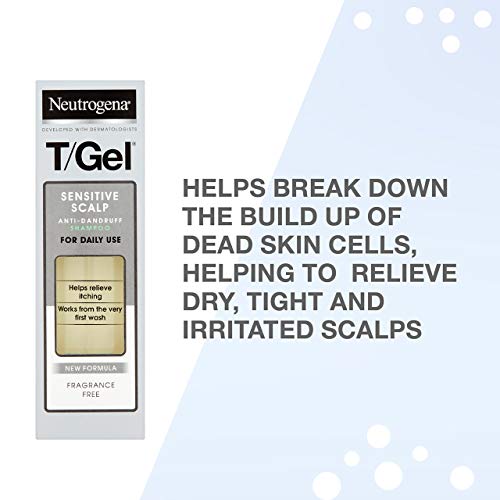 Neutrogena T/Gel Champú Anticaspa (Cuero Cabelludo Sensible) - 125 ml.