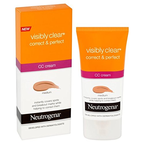 Neutrogena Visiblemente Clear Correct & Protect CC - Crema mediana 50 ml