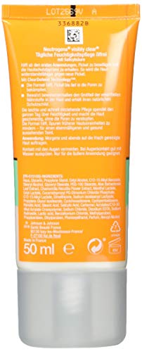 Neutrogena Visibly Clear Crema Hidratante Exfoliante - 2 Unidades x 50 ml.