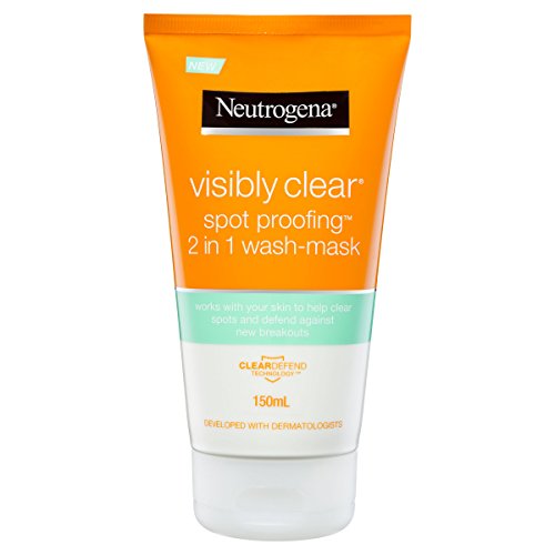 Neutrogena Visibly Clear Spot Proofing Máscara limpiadora 2 en 1, 150 ml