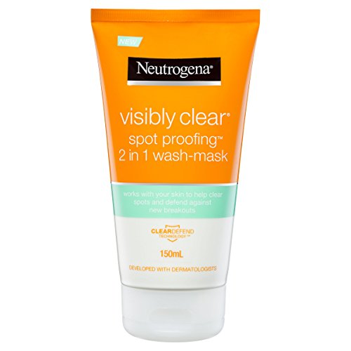 Neutrogena Visibly Clear Spot Proofing Máscara limpiadora 2 en 1, 150 ml