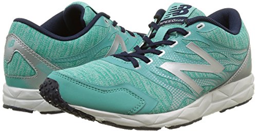 New Balance 590, Zapatillas de Running, Mujer, Multicolor (Green/Silver 316), 40.5 EU
