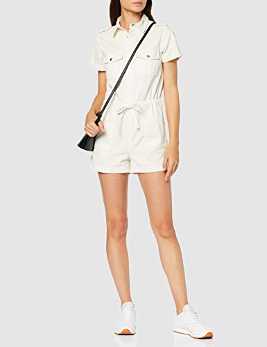 New Look Petite P Zesty Short Sleeve Mono Corto, Blanco Roto (Off White 12), 42 para Mujer